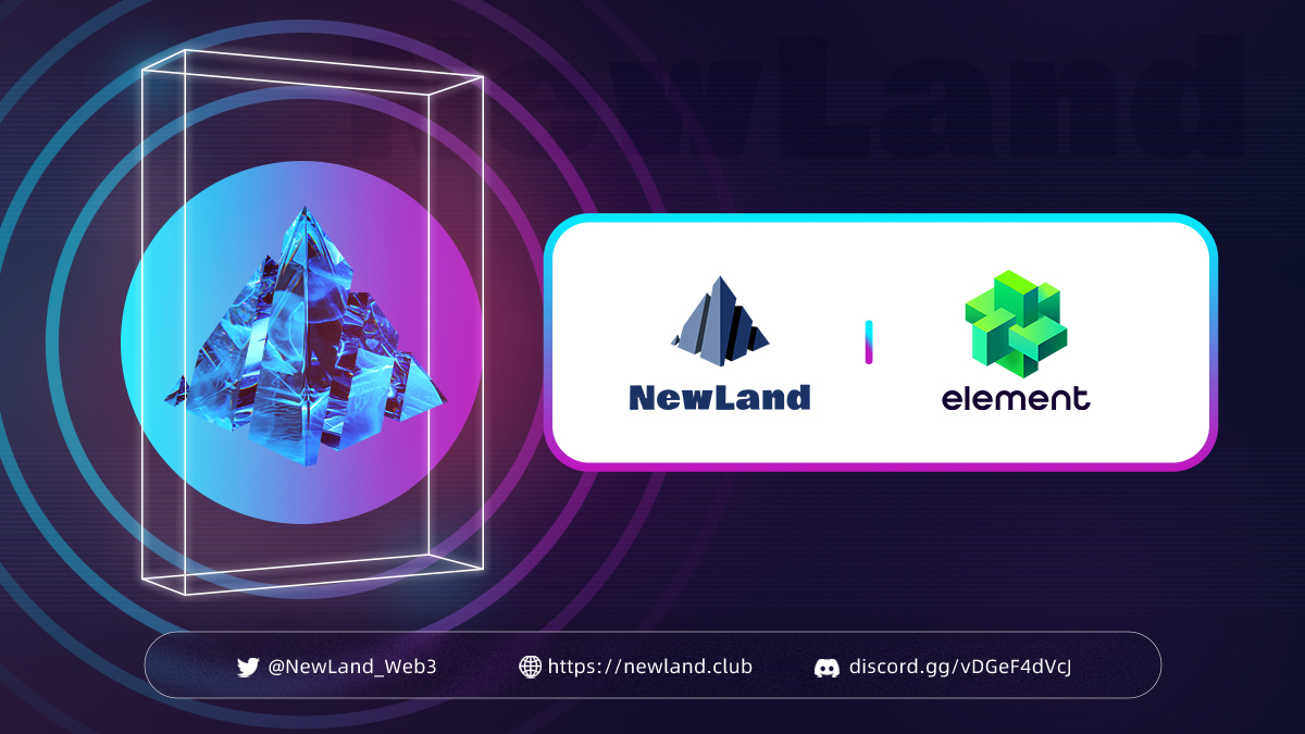 NewLand_Web3's tweet image. #NewLand x @Element_Market  

#Elementas is the official #NFT of the NFT trading platform Element, with social, governance, mining, product privileges and other rights

🎁 20 x  Allowlist giveaway

📢Complete tasks and get rewards⬇️
forms.gle/fckSUbQWpoJD6a…

⏰ 24 hours!