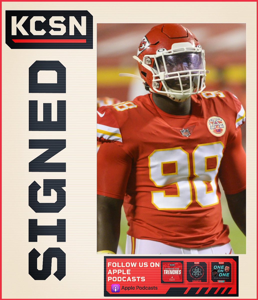 The #Chiefs are re-signing DL Tershawn Wharton to a 1-year, $2M deal, per <a href="/MySportsUpdate/">Ari Meirov</a>.

#KCSN | #ChiefsKingdom
