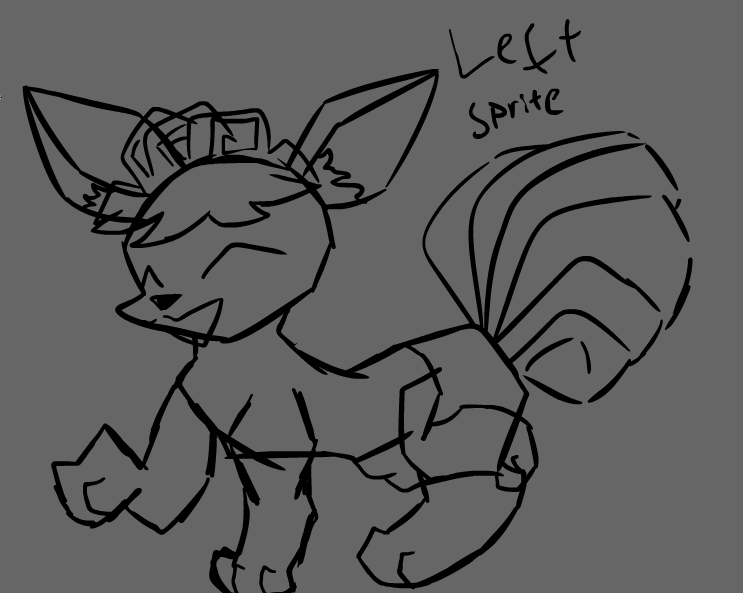studio_of_fire's tweet photo. I was just browsing around the old Vs Vulpix channel, when I refound this
A concept pose for the first version of Vulpixs sprites, in all the polygonal glory
Honestly it's pretty cute, maybe the pose can be reused somewhere, but I'll have to have to check with the team first https://t.co/3puM7Ty4lv