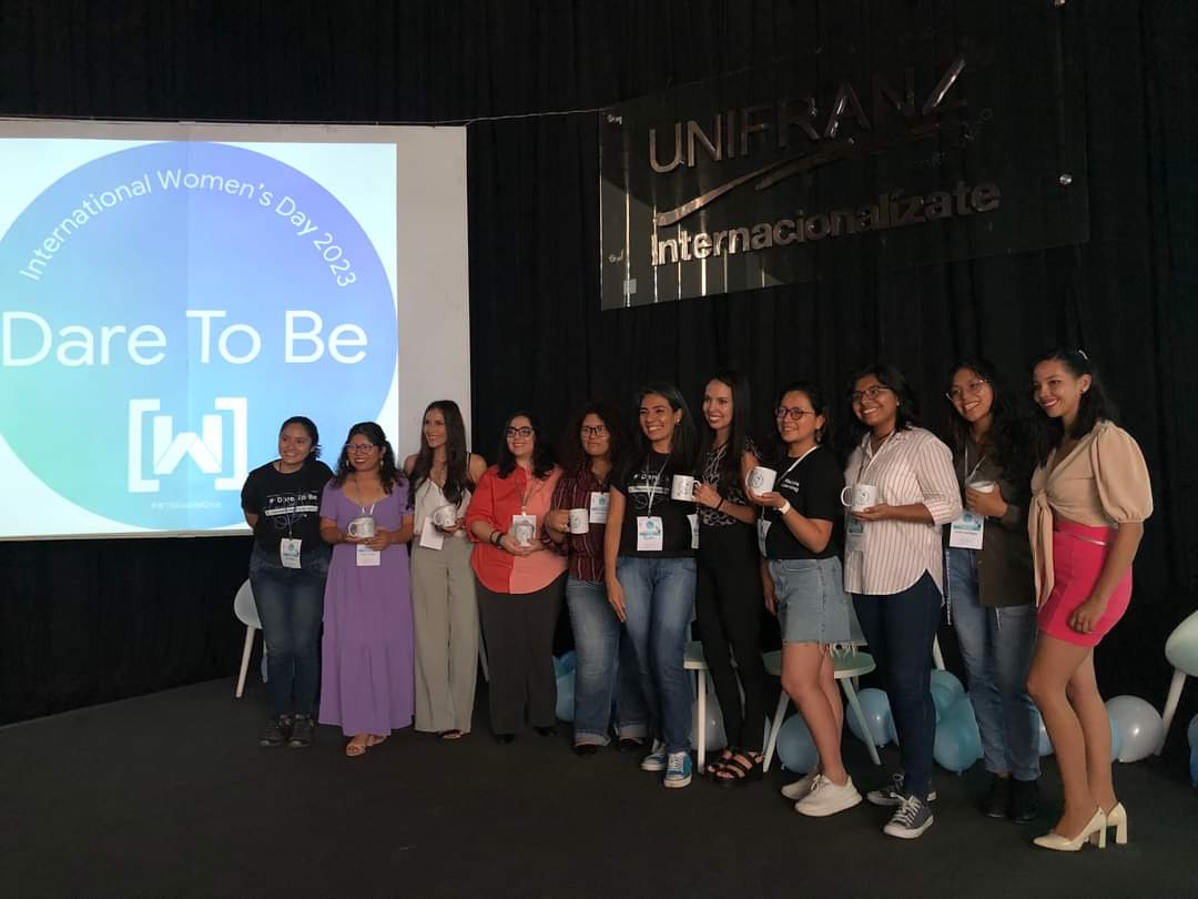 vargasmruth's tweet photo. 🤓 El sabado tuvimos un gran encuentro en celebración #IWD23
El tema principal del evento fue #WTMDareToBe, se centró en inspirar y alentar a mujeres interesadas en tecnología para tener coraje y confianza, para soñar en grande y asumir riesgos, a ser audaces e innovadoras. https://t.co/FH8ZYzsJ7A