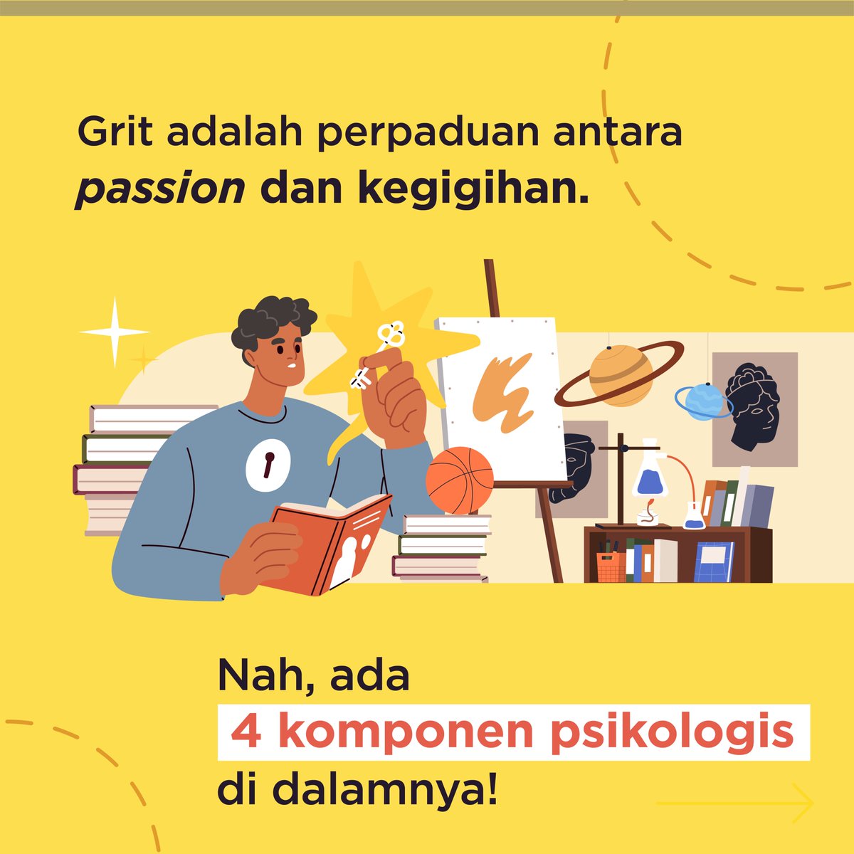 tanotoeducation's tweet photo. Gabungan dari passion dan kegigihan, karakter grit punya empat komponen psikologis di dalamnya yang dapat dikembangkan oleh diri kita sendiri atau dengan bantuan lingkungan sekitar kita.. Apakah itu? Yuk, simak di sini!
#TanotoFoundation #ProgramTELADAN #JadiTELADAN #TELADAN https://t.co/NkBiuTIFgJ