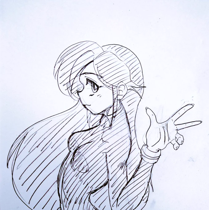 今日のお昼のお絵描き♪ 