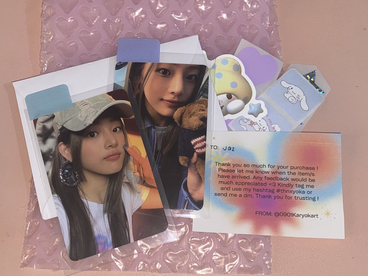 _enheart's tweet photo. YAYY minji’s home safelyy 🫶🏻 tysm @0901karyokart for smooth transaction !! v recommended ^^

꒰ #thnxyoka ♡ ꒱ https://t.co/k9gq0X0UZE