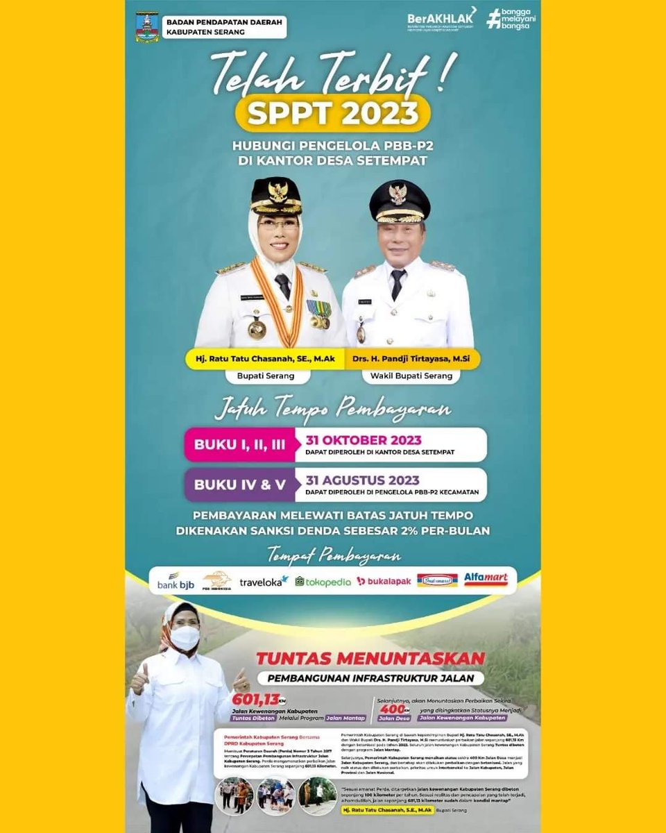 DesaCigelam's tweet photo. Telah terbit #SPPT tahun 2023 silakan datang ke Kantor Desa https://t.co/QqxTnpZp4f