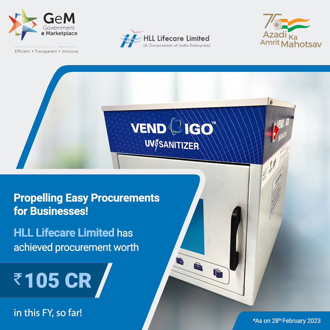 GeM on Twitter "Doing business with GeM is easy now! HLLLifecare has