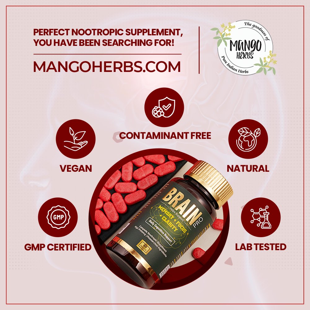HerbsMango's tweet photo. Brain Pro is a 100% drug-free, natural and non-addictive formula, which helps you tremendously improve your brain function.
Order Brain Pro from Mango Herbs now!
https://t.co/3b1AnWiVWR
#brainmedicine #brainpro #brainproishere #brain #brainhealth #health #mentalhealth https://t.co/ycGau8FhEg