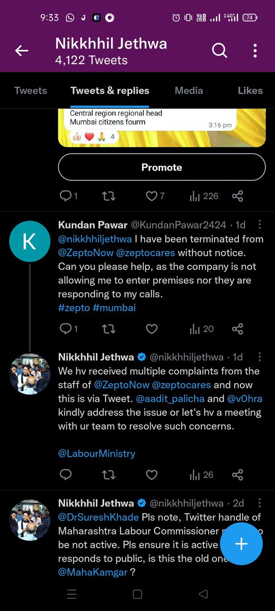 nikkhhiljethwa's tweet photo. I personally thank @nanditadas and @KapilSharmaK9 for potraiting the life of Delivery Boys who are exploited  everyday, we connect with this bcoz we r receiving complaint almost everyday!

We demand job Security and stress free work culture. We have already raise the concern with State Kamgar Bhavan 
@zomatocare @SwiggyCares @blinkitcares @zeptocares @LCAI_Support