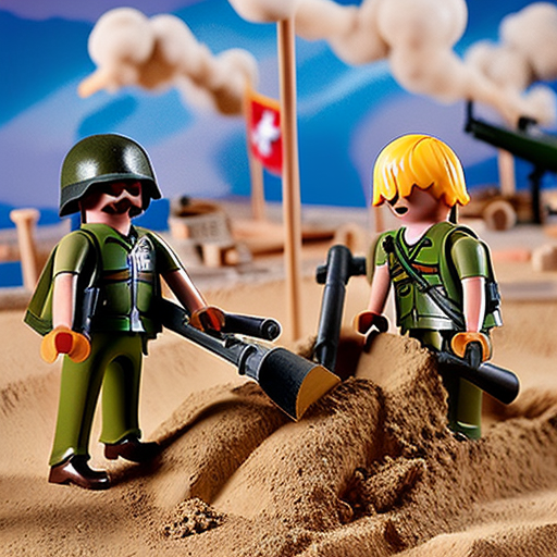 PurzBeats's tweet image. ww1 trench warfare, playmobil set

#dreamstudio #sdxl