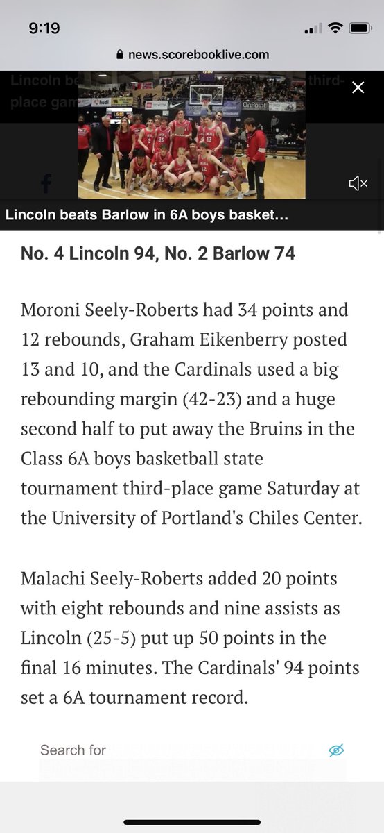 👏🏼👏🏼 Cards for new record on scoring at state tourney #findaway