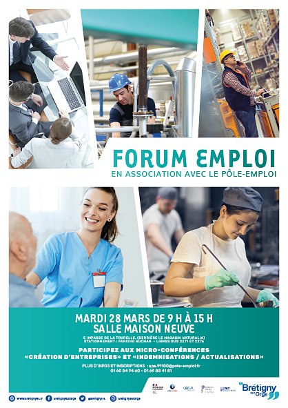 AdjrafiM's tweet photo. ‼️ Le POLE EMPLOI de Brétigny Sur Orge et ses partenaires organisent le FORUM de l'EMPLOI, le 28 mars 2023, Salle Maison Neuve à Brétigny Sur Orge.
Inscrivez-vous pour nous rejoindre! 
Découvrez le programme de la journée! ⤵️ 
#PoleEmploiBretigny #TousMobilisés #Forum #Emploi https://t.co/eopimBNNTF