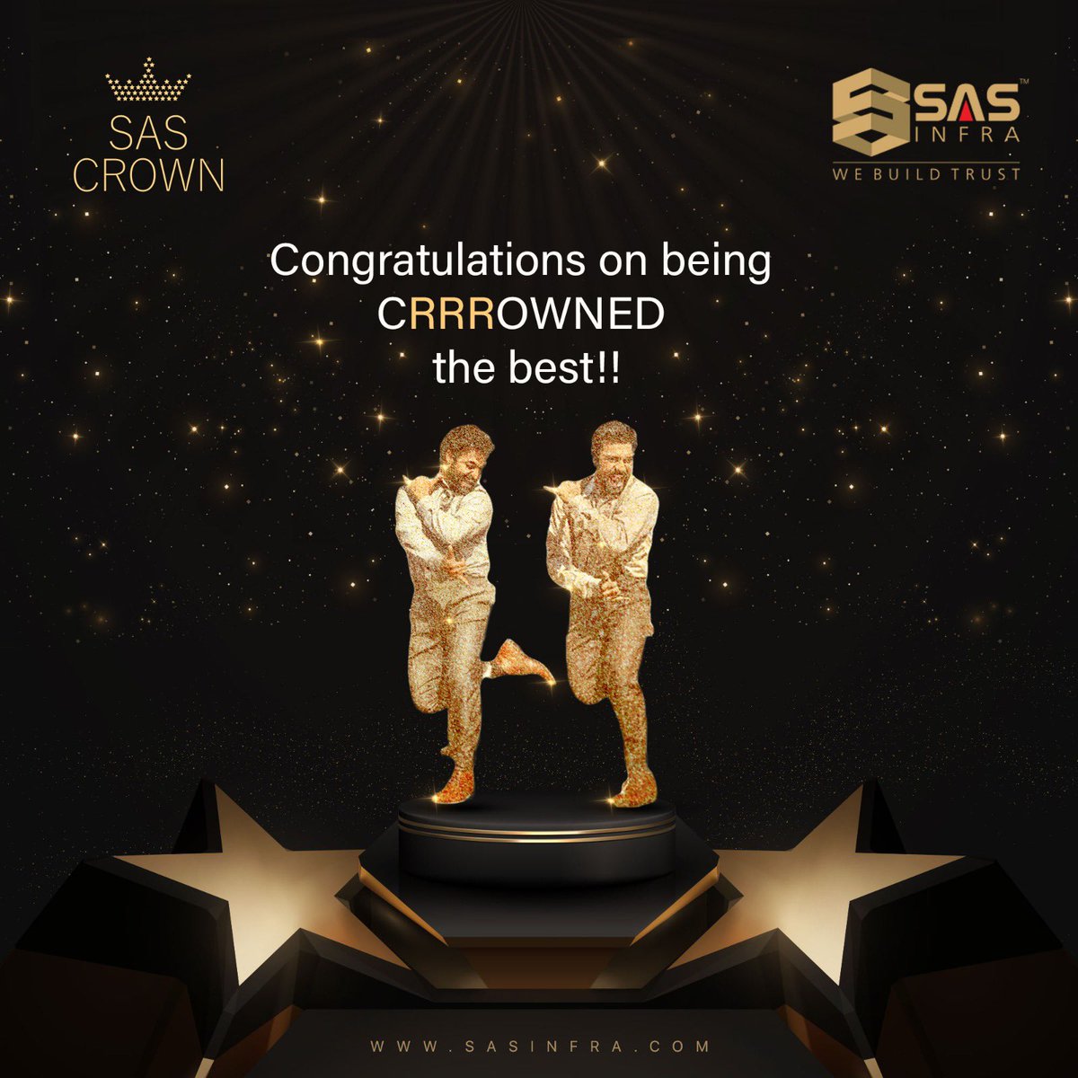 Many Congratulations to whole team of #RRR For making the whole nation proud 👑 <a href="/ssrajamouli/">rajamouli ss</a> <a href="/mmkeeravaani/">mmkeeravaani</a> <a href="/tarak9999/">Jr NTR</a> <a href="/AlwaysRamCharan/">Ram Charan</a> <a href="/RRRMovie/">RRR Movie</a>