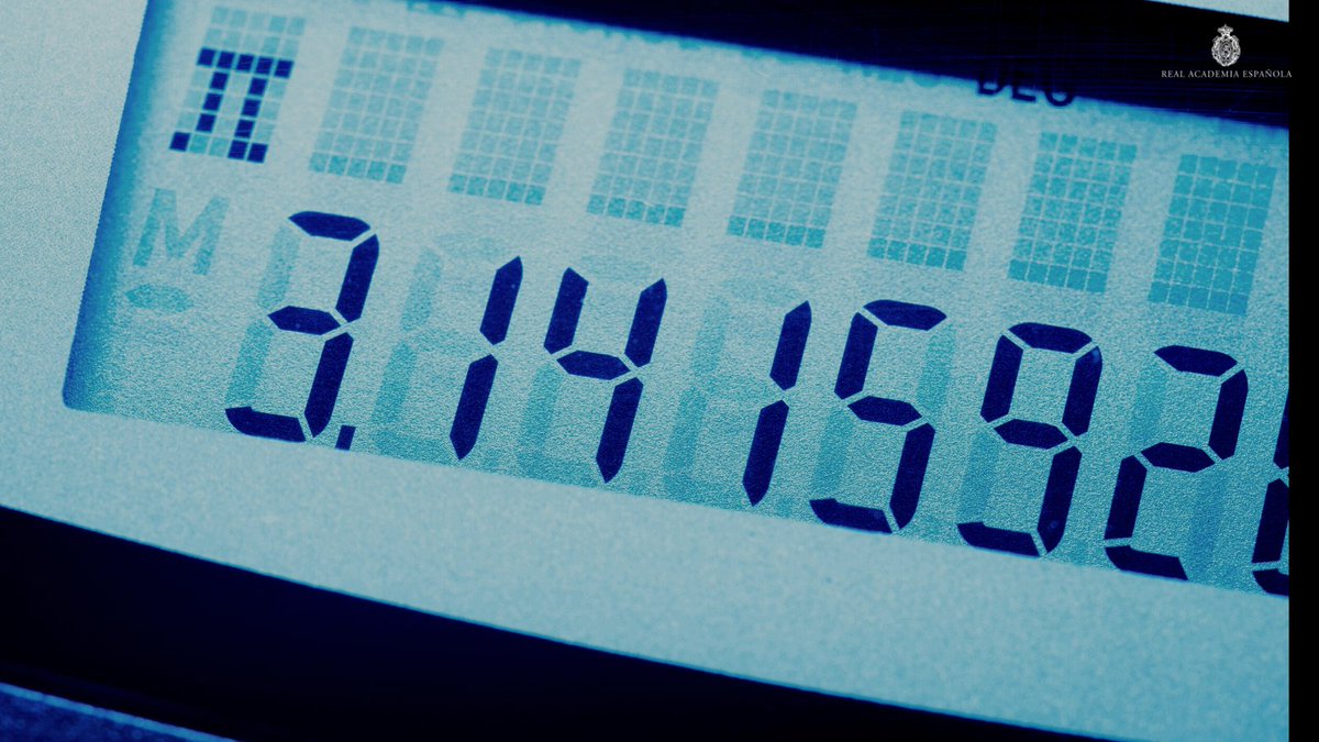 RAEinforma's tweet photo. En el #DíaDelNúmeroPi, recordamos que en español tanto el punto como la coma son válidos como marcadores decimales, con variación en la preferencia de uso según las zonas: «3,14» o «3.14». En cambio, no debe usarse el apóstrofo: *«3’14». https://t.co/U75Jj7WWya