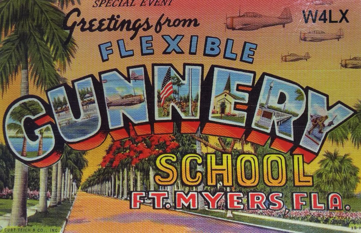 PioHam's tweet photo. The Fort Myers #AmateurRadio Club invites you visit our Special Event Station Honoring World War II Gunners at Buckingham Airfield 
@LeeCoMosquito Control - 15191 Homestead Road, Lehigh Acres, FL 33971. March 14-16, 9A - 4P. Info:https://t.co/2vR5n7f9XB  #SWFL @NBC2 @winknews https://t.co/kJ0zPsYmTB