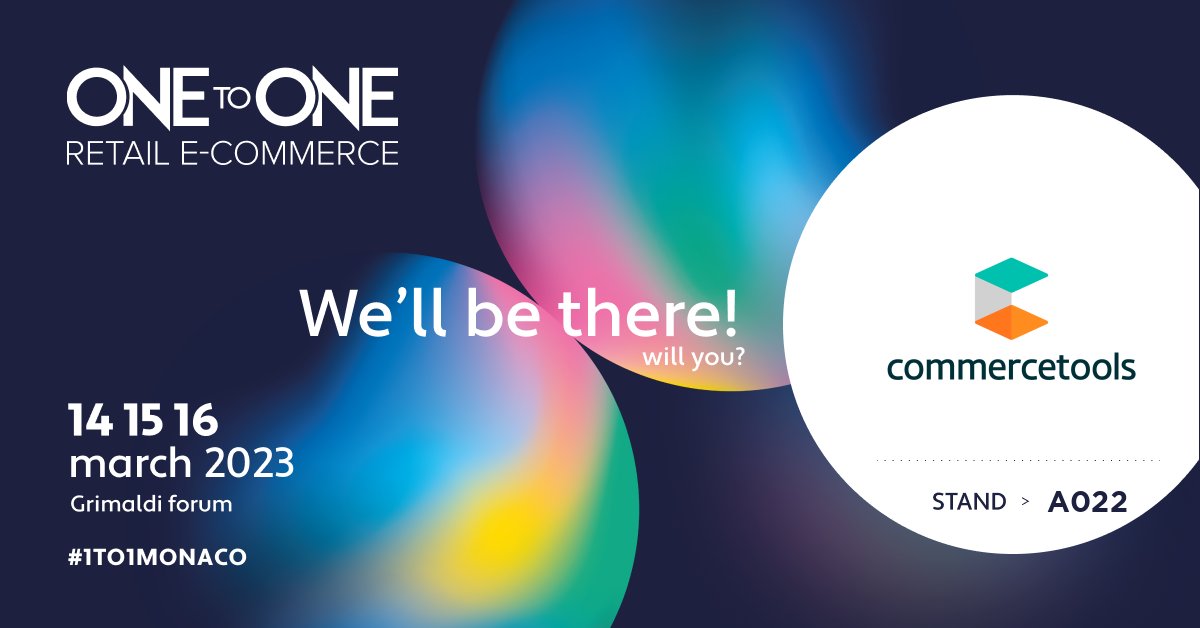 [EVENT MONACO📍] Meet us today at @1to1Monaco! Find us at booth A022, or join one of our workshops with @Chronodrive and @Interflora to learn all things #composablecommerce! 🇲🇨