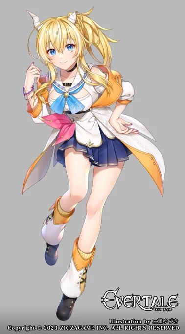 【お仕事告知】ジグザゲーム株式会社様『エバーテイル』にて「カンナ」を描かせていただきました!よろしくお願いいたします! 
