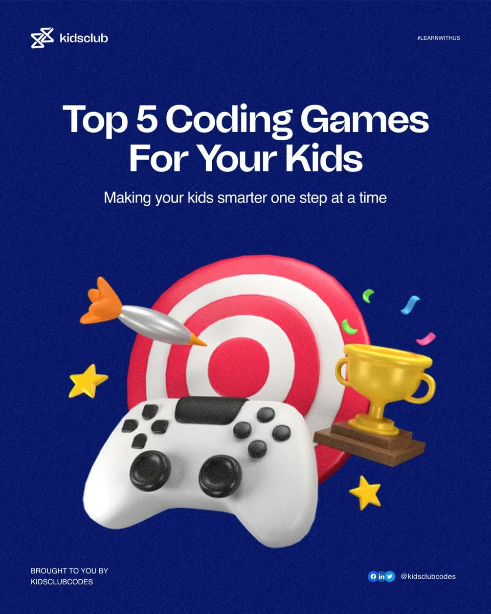 KidsClubZones's tweet image. Games are fun ways to entertain your kids. It can also be integrated into their learning activities.

Here are the top 5 coding games for your kids. They are: @scratchjr, @kodable 

#codinggames #gamesforkids #kidgamers #Coding #scratch #coding #codingkids #kidsclubcodes
