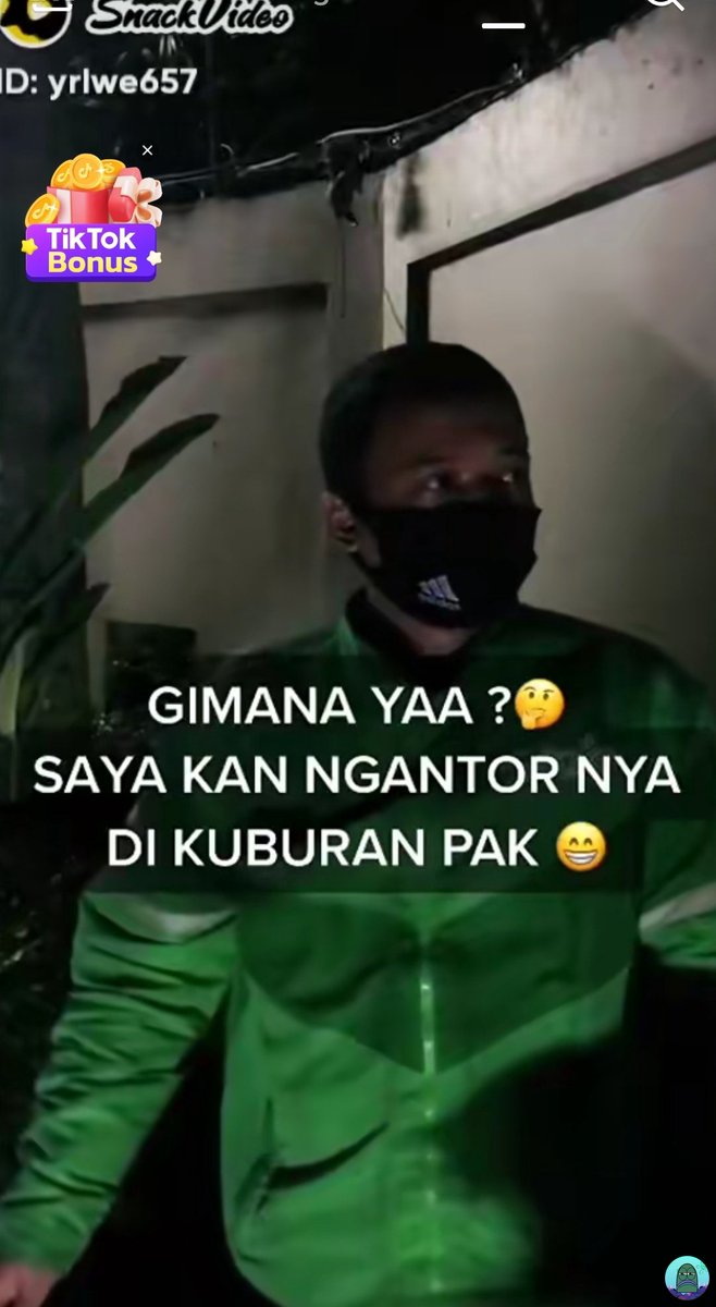 💚 // TIKT0K 
Liat ini deh serem, nnti videonya aku kirim di rep