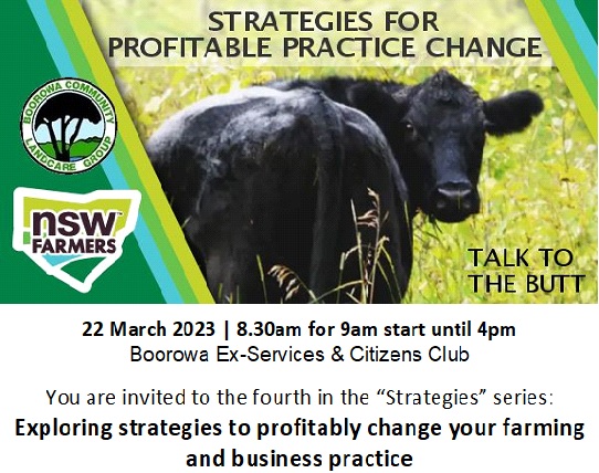Allan Parker is joining Boorowa Community Landcare and <a href="/NSWFarmers/">NSW Farmers</a> Harden/Boorowa Branch to workshop communication &amp; negotiation strategies for Profitable Practice Change on-farm and in farming businesses #succession #profit #soilcarbon #trickyconversation
events.humanitix.com/strategies-for…