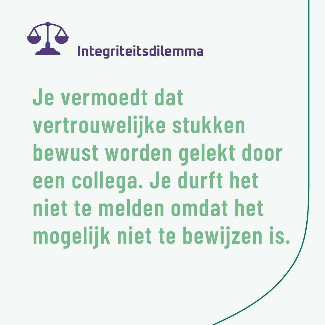 integriteitJenV's tweet photo. Weet jij wat je kunt doen als je op je werk te maken krijgt met ongewenst gedrag, oneerlijke behandeling of iets anders dat niet deugt?

Als intern oplossen niet lukt, is de Integriteitscommissie JenV er voor je. Meer weten? Kijk op: https://t.co/99NOAvFZ70 

#integriteit https://t.co/WjRwvMJ3NI