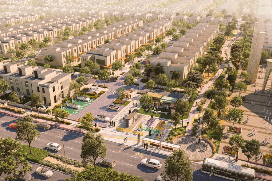 SaudiProject's tweet photo. صُمم مشروع #الفلوة بطراز معماري يعكس أصالة وتفرد المنطقة الشرقية، وسيتم تنفيذه بجوار جبل دخنة وجبل القارة ليتكامل معها بصريًا https://t.co/WkOSWLpyRH