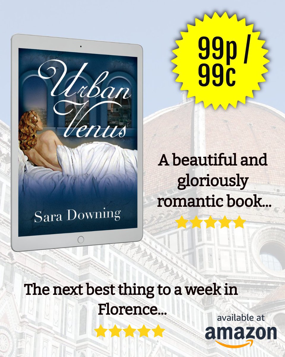 My #TuesNews is that my historical/dual-time romance, set in Florence, is just 99p this week! @RNAtweets #kindlecountdown  amazon.co.uk/gp/product/B00…