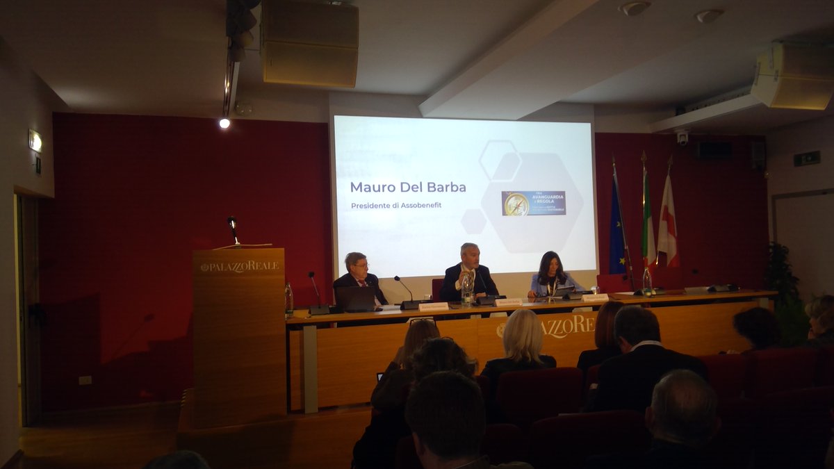 #SBday23

<a href="/emmedibi/">Mauro Del Barba</a> Presidente di <a href="/assobenefit/">assobenefit</a> : La Giornata Nazionale delle #SocietàBenefit ha l'obiettivo di guardare dove sta andando il mondo sui temi cari alle benefit e che ruolo le benefit possono avere, non di follower ma di leader 

#rottasostenibile #impattosociale