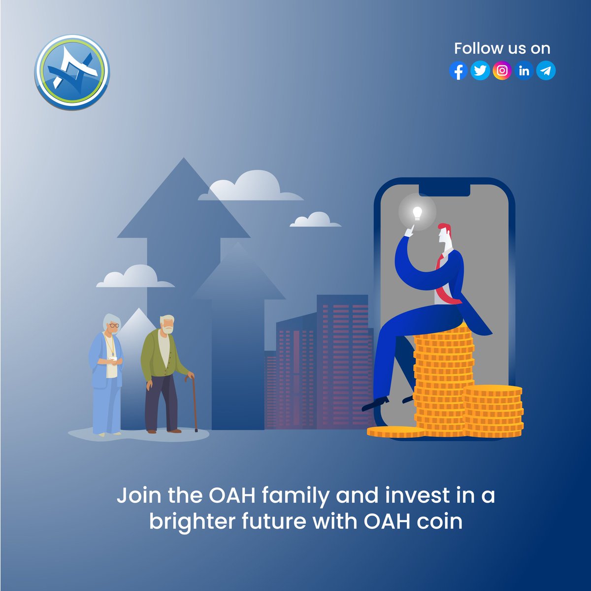 OahFamily's tweet photo. Invest in OAH Coin and empower senior citizens worldwide - join the OAH Family today.

#oahfamily #oahcoin #oahwallet #helptheelderly #eldercare #oldage #volunteer #crypto #cryptocurrency #oldagehome #seniorcitizen #helpingothers #ageing #trending #oah #oldest #disasters https://t.co/9y3Pb8rjQ0