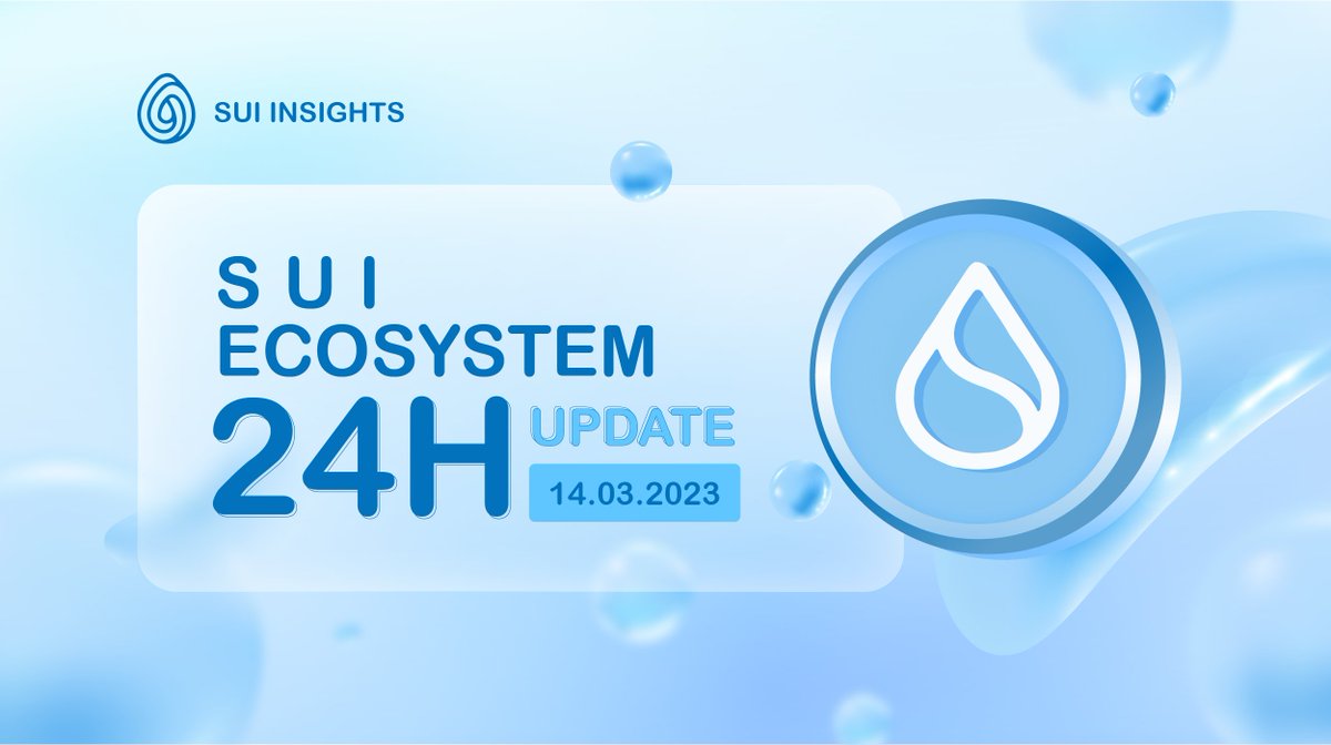 Sui Ecosystem 24H RECAP | 14/03/2023☀️ 

🔥 Like &amp; Retweet to support us! 🔥

#Sui #SuiInsights #SuiEcosystem #LFM
