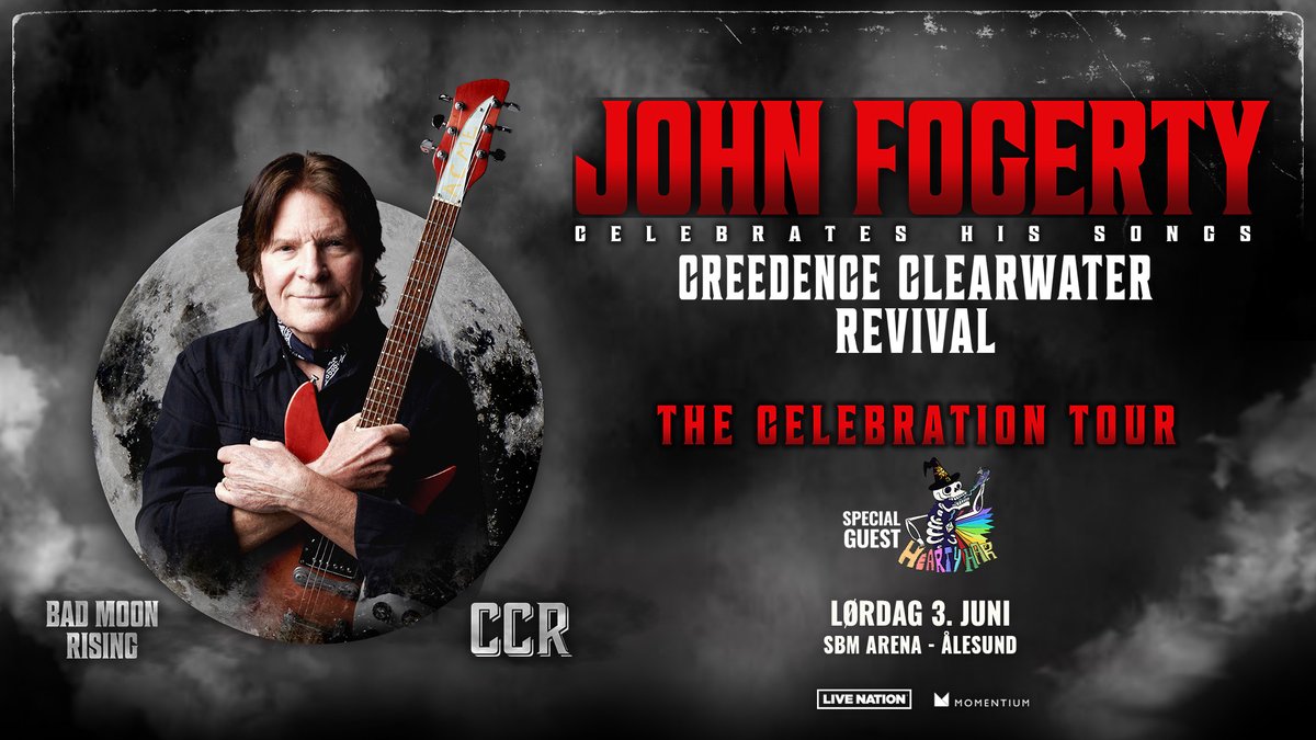 NYHET: John Fogerty til Norge! Les mer: livenation.no/artist-john-fo… 🎸