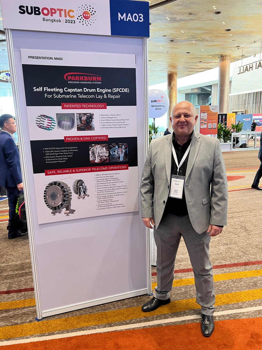 ParkburnPHS's tweet photo. 🌊◼SubOptic◼🌊

Parkburn are exhibiting at Suboptic until the 16th of March! Make sure to visit Andy and Rob on stand C07!

💻: https://t.co/j6PY586ru1

#SubOptic2023 #ParkburnPHS #Engineering #Exhibition https://t.co/2he8G7MBxC