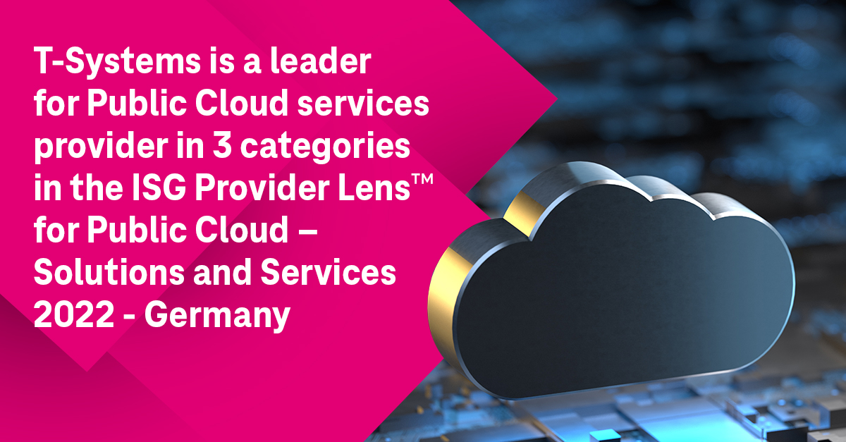 miserachs's tweet photo. As part of ISG  Provider Lens™, T-Systems was able to confirm its status as one of the leading public cloud service providers in the German market in 2022.

To know more, get your free copy of the report.

#TSystems #PublicCloud  #ISGProviderLens  https://t.co/LsUyWd94gm https://t.co/DQrSp5IUaH
