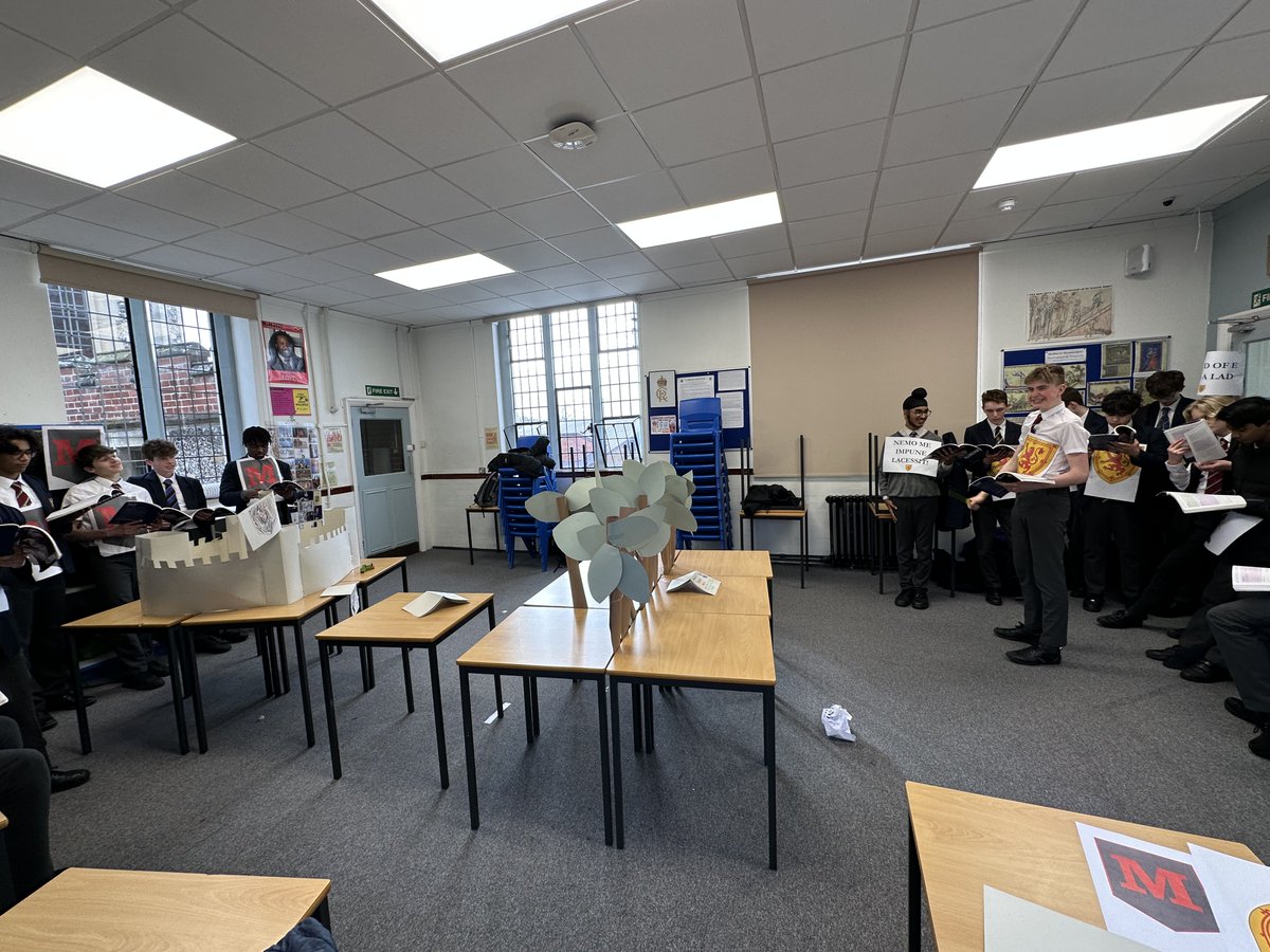 Fourth Formers had a calm and reflective English lesson yesterday afternoon, evaluating the intricacies of language and structure in Act V of Shakespeare’s ‘Macbeth’.