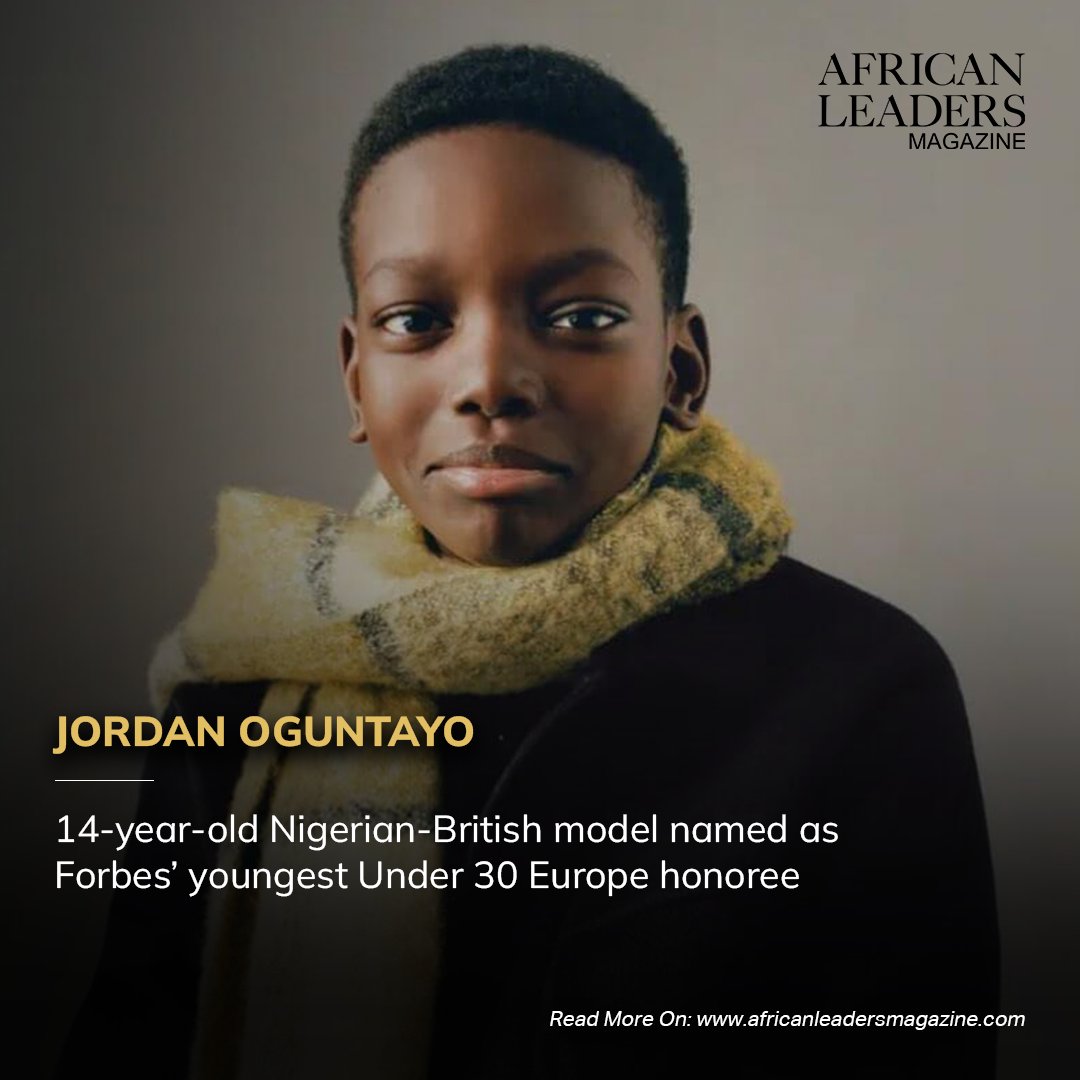 AfricaLMagazine's tweet photo. At just 14 years old, the Nigerian-British model, Jordan Oguntayo is making waves as one of the most successful child models in the world.

His story is one of perseverance and hard work.

More;
https://t.co/3sCqu8y1nC

#Africa #Leadership #Fashion #Creatives #Nigeria #Modeling https://t.co/38UtIyeZrD