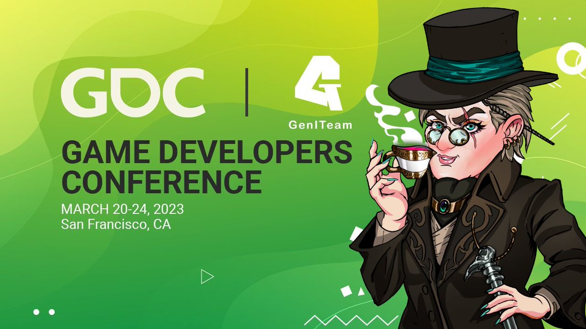 TeacherScary's tweet photo. The countdown to #GDC2023 is on and our team can't wait to be a part of it! We're looking forward to meeting other gamers, NFTs and industry professionals.
#misstnfts #prank2earn #gaming #gamedevelopment https://t.co/5M520BDJtA