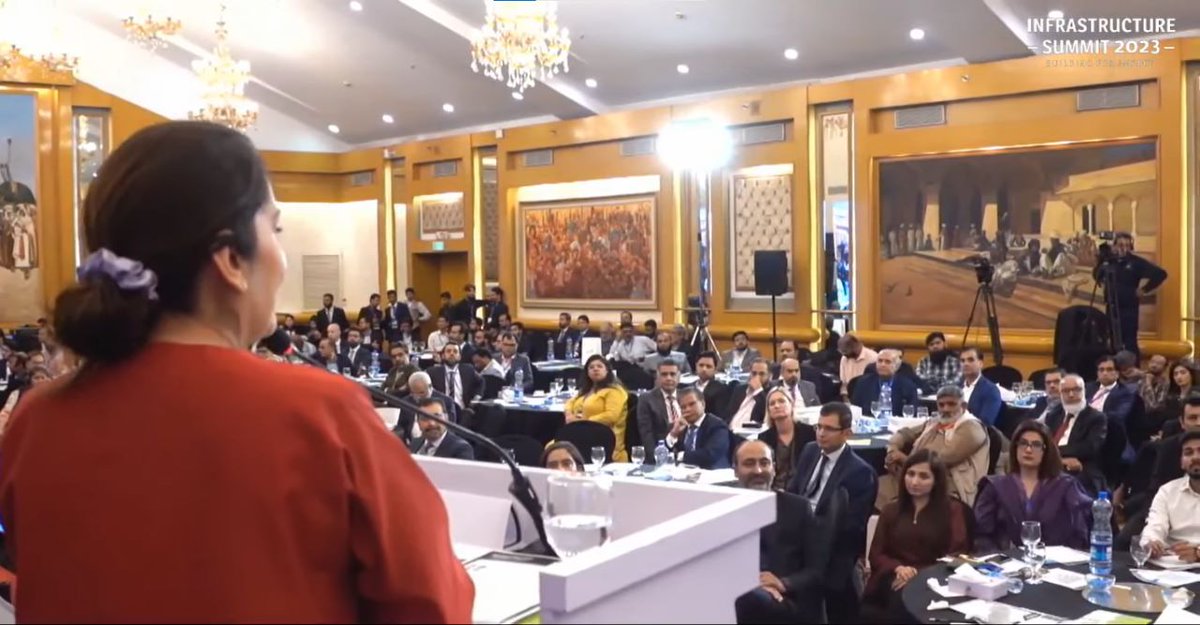 NutshellGroup's tweet photo. #InfrastructureSummit2023 – #BuildingForImpact has come to an end with a Vote of Thanks by @MaheenRahman7, Chief Executive Officer, @InfraZaminPK. https://t.co/gOxKDWMbbX