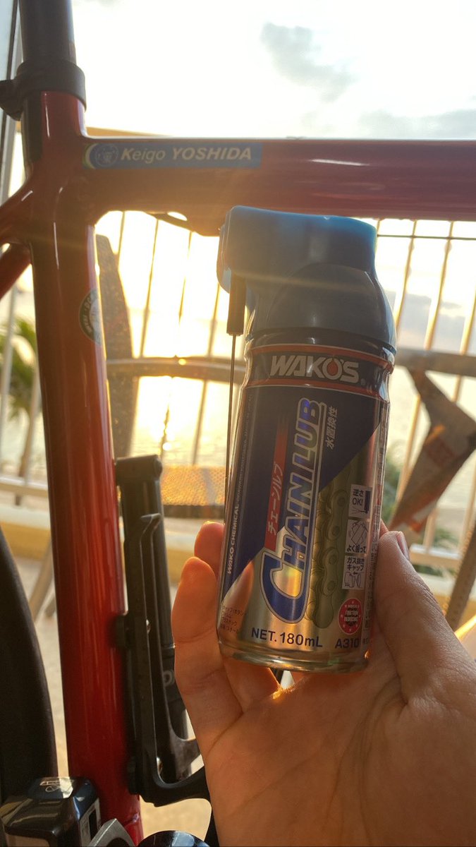 HmxqHIcRUj6g9Mq's tweet image. #wakos のチェーンルブで注油‼️
優れた浸透力で防錆性を発揮します‼️

#wakos/#GNLab/#essential2/#京都トヨタ/#csデザインワークス/#yamatokogyo