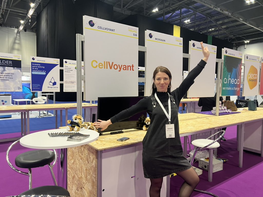 CellVoyant team is ready for the Advanced Therapies Conference 2023 (booth S36 😉) 🎉