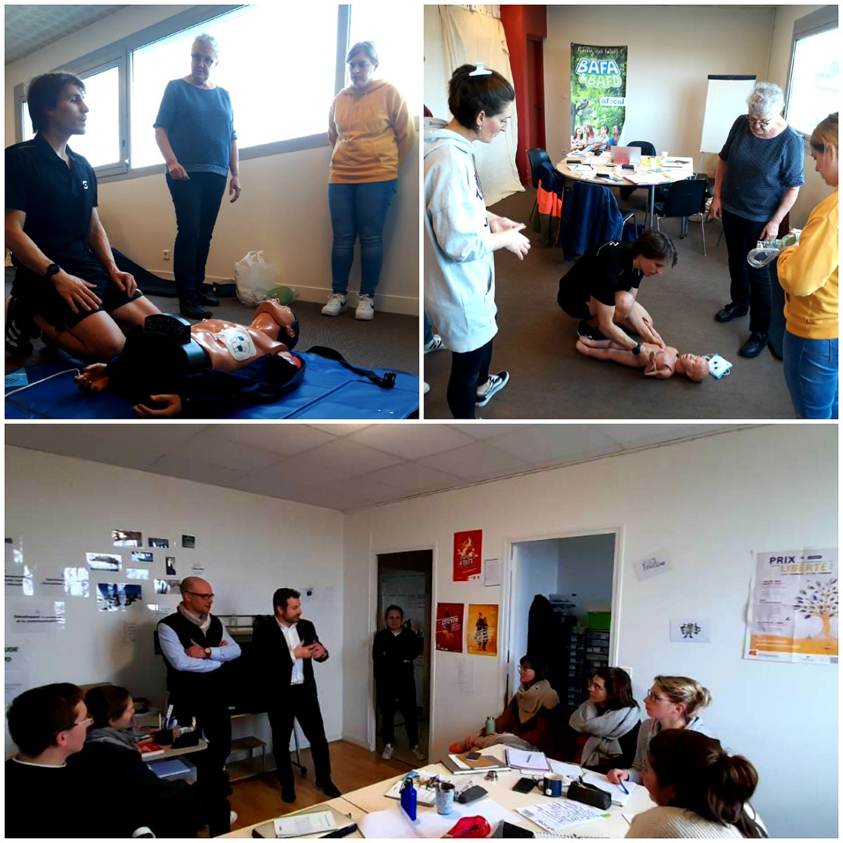 💬 Après nos sessions #BAFA d'hiver...
🏊 Journée de formation continue - Encadrer les baignades en #ACM - à #Yvetot !
🤝 Accueil de Monsieur <a href="/BonnaterreL/">Bonnaterre Laurent</a>  - Président du "Comité de Filière #Animation" - pour un bel échange avec nos stagiaires #BAFD, réunis à #Rouen !