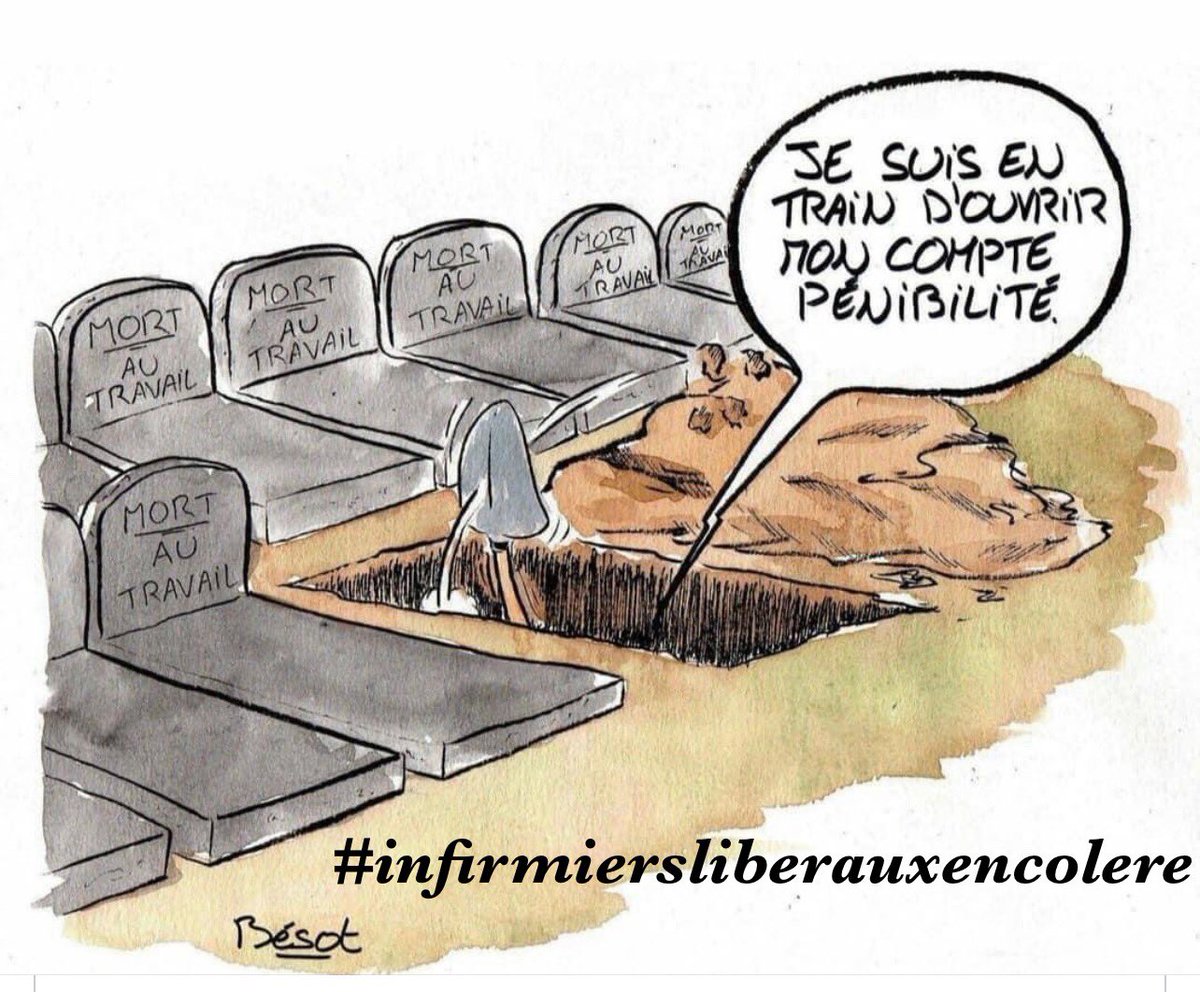 StphanieF11's tweet photo. #nonmerci à la non reconnaissance de la #penibilite du métier d’#infirmiersliberaux 😤
Espérance de vie amputée de 7 ans!🥴
#infirmierliberauxencolere 
#tropcesttrop
#sos
#help 
#retraitea62ans 
Entendez nous !!😵‍💫
@EmmanuelMacron 
@Cyrilhanouna 
@TPMP 
@FrcsBraun 
@Idelencolere https://t.co/jl39dDcZWs