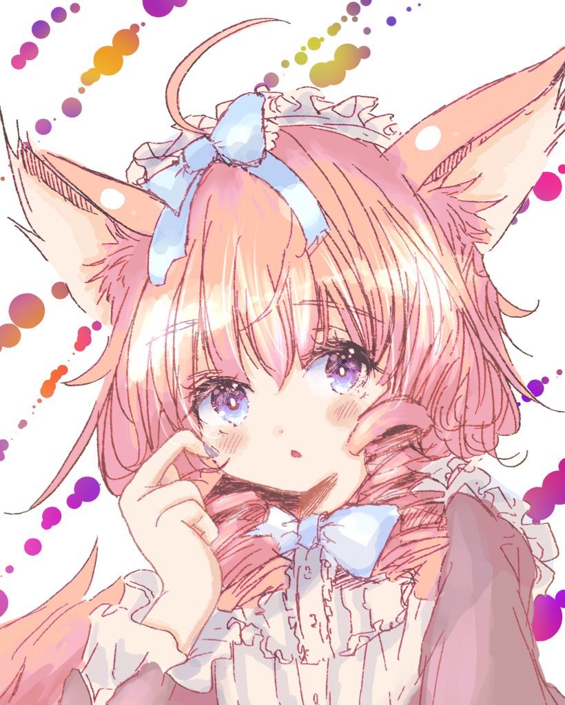 「見つけたあなたは運がいいね #三億アカウントの中から私を発掘してください 」|れふぃのイラスト