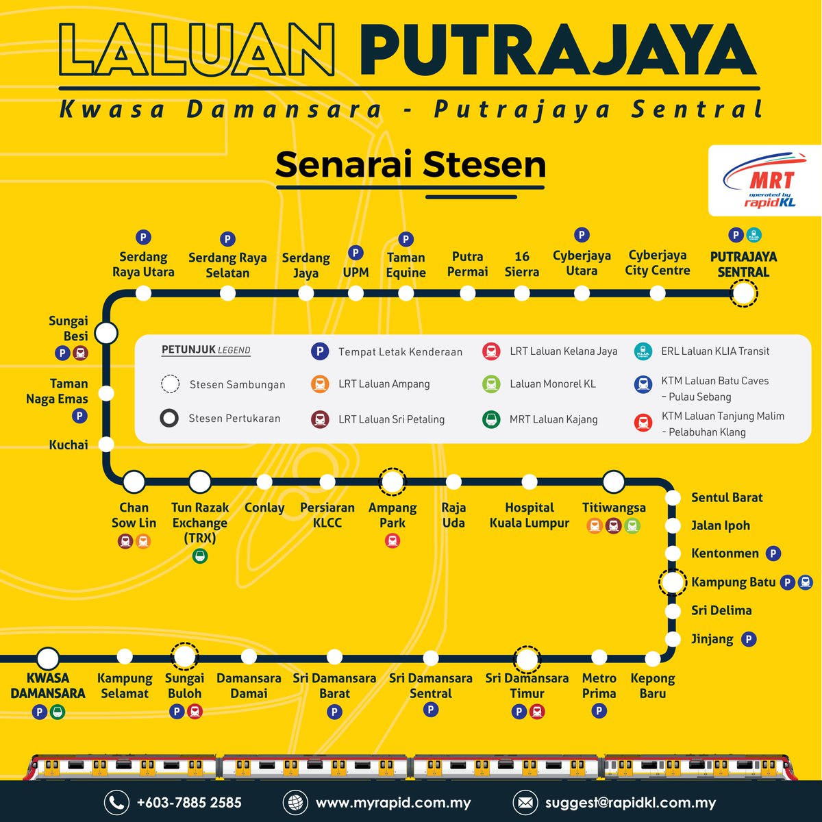 myrapidkl's tweet photo. Ini merupakan senarai stesen-stesen untuk MRT Laluan Putrajaya.

#JomNaikMRT #PYLine #RapidKL #KamiBawaAnda @mrtmalaysia https://t.co/z44MrZquDd