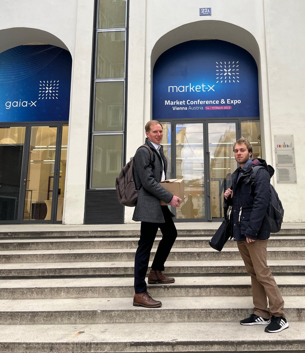 SmartFactoryKL's tweet photo. Die #GaiaX-Konferenz #MarketX in Wien öffnet Ihre Pforten und wir sind mit dabei! Wir freuen uns auf den regen Austausch zu unserem Projekt #smartMAX: Industrielle #Datenräume für die #SharedProduction von morgen. Schauen Sie vorbei!
@gaiax_aisbl @GaiaXGermany @plattform_i40 https://t.co/reYmpZYj2g