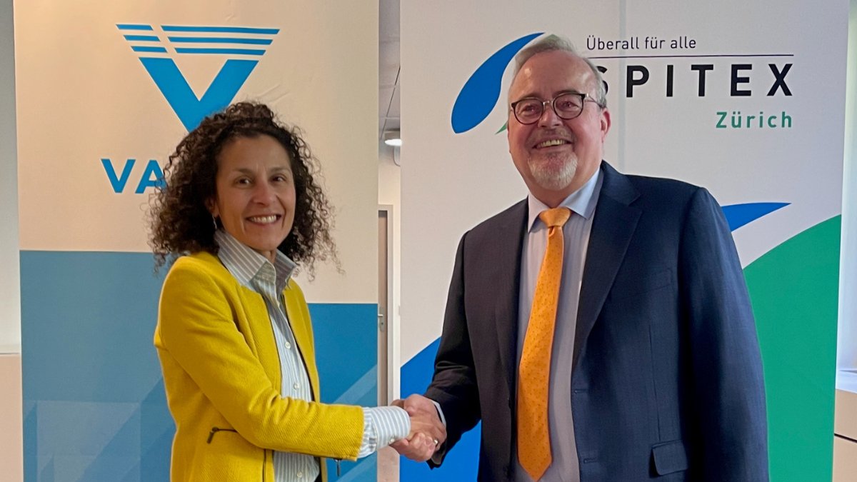 Die VAMED Schweiz Gruppe und Spitex Zürich wollen die ambulante Rehabilitation und Prävention gemeinsam weiterentwickeln. Dazu haben die CEOs der beiden Unternehmen eine entsprechende Vereinbarung unterzeichnet. spitex-zuerich.ch/aktuelles/medi…