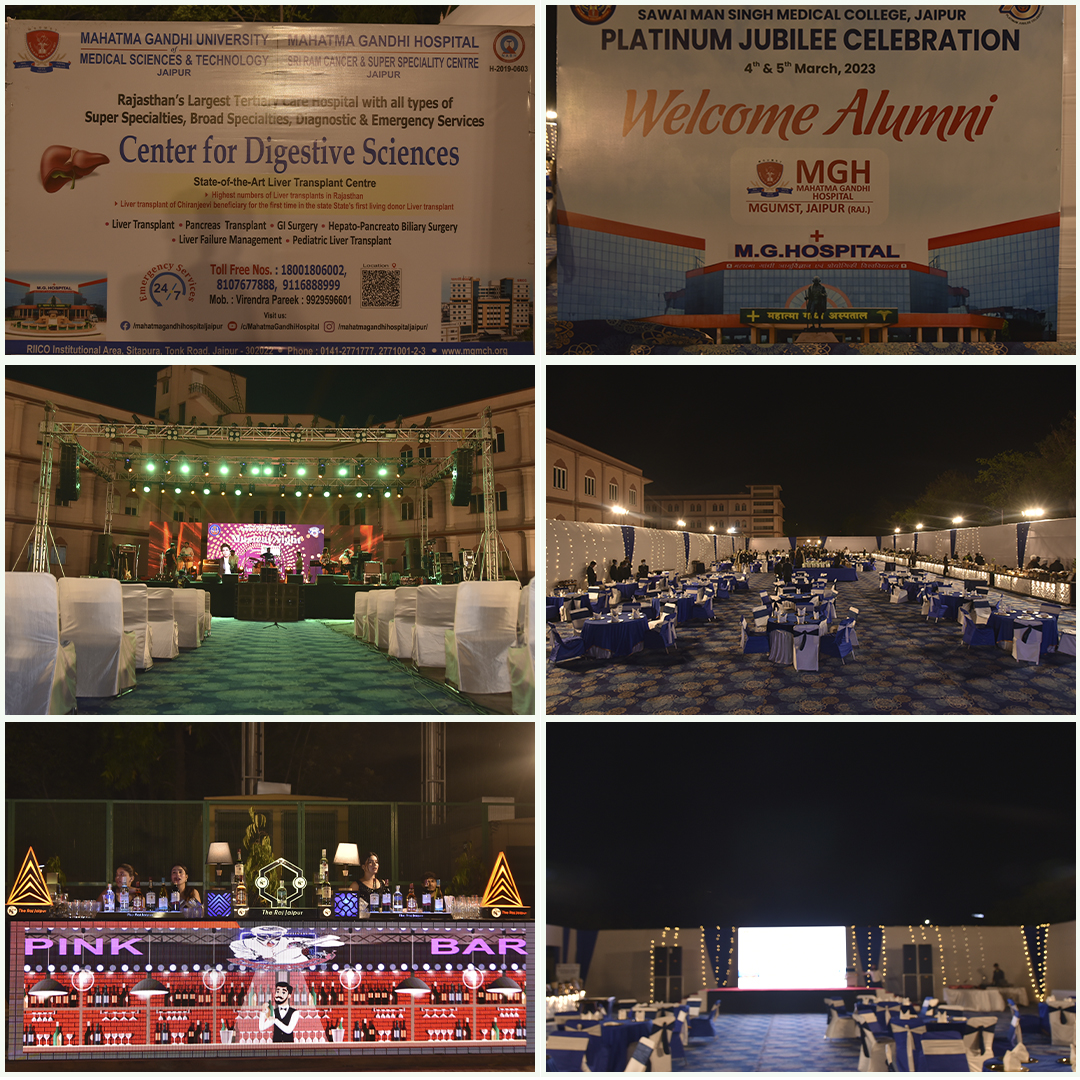 smsmcplatinumj's tweet photo. Some Glimpses of the Platinum Jubilee celebration of SMS Medical College.

#jaipur #smsmedicalcollege #smsmedicalcollegejaipur #smscollegejaipur #smscollegejaipur #platinumjubilee #smsmedicalcollegeplatinumjubilee #doctor #doctors https://t.co/QSpJHloTwv
