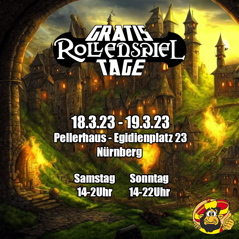 AliBaba_PnP's tweet photo. Hallo zusammen, 
wir möchten jeden gerne  zum GRT im Pellerhaus einladen. 

Wer noch was anbieten möchte kann sich verbindlich auf unserem Discord  anmelden oder vor Ort schauen ob noch Plätze frei sind.
https://t.co/xZ1ABocTOh

#GRT #pnpde #dice #pnp #dnd5e #ttrpg #nuernberg https://t.co/zIR1VlBeFB