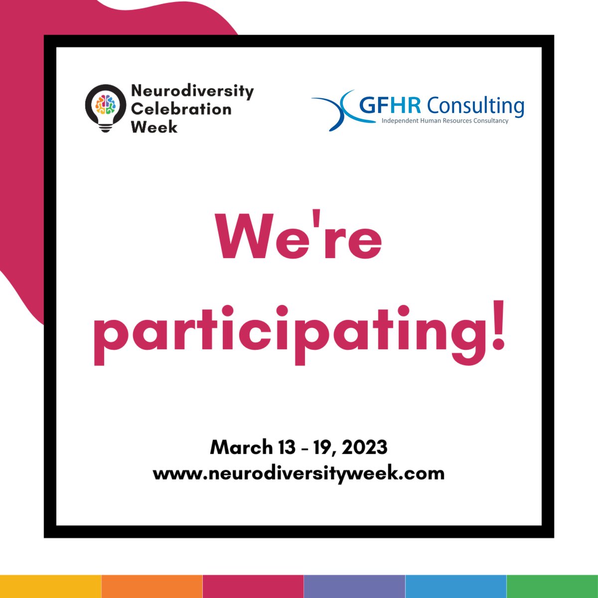 We're proud to be supporting Neurodiversity Celebration Week 2023! 😆
Neurodiversity Celebration Week is a worldwide initiative challenging stereotypes about neurological differences. Let's change the narrative to understand, accept, and celebrate neurodiversity! 👍