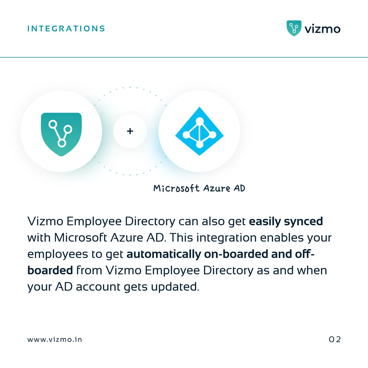 Vizmo_VMS's tweet image. Vizmo seamlessly integrates with #GoogleWorkspace and #MicrosoftAzureAD so that you only update your employee details in one place.

Book a demo call with us to know more: zurl.co/aOCY

#VIZMO #VisitorManagementSystem #VisitorManagement #DeskManagement #DeskBookin