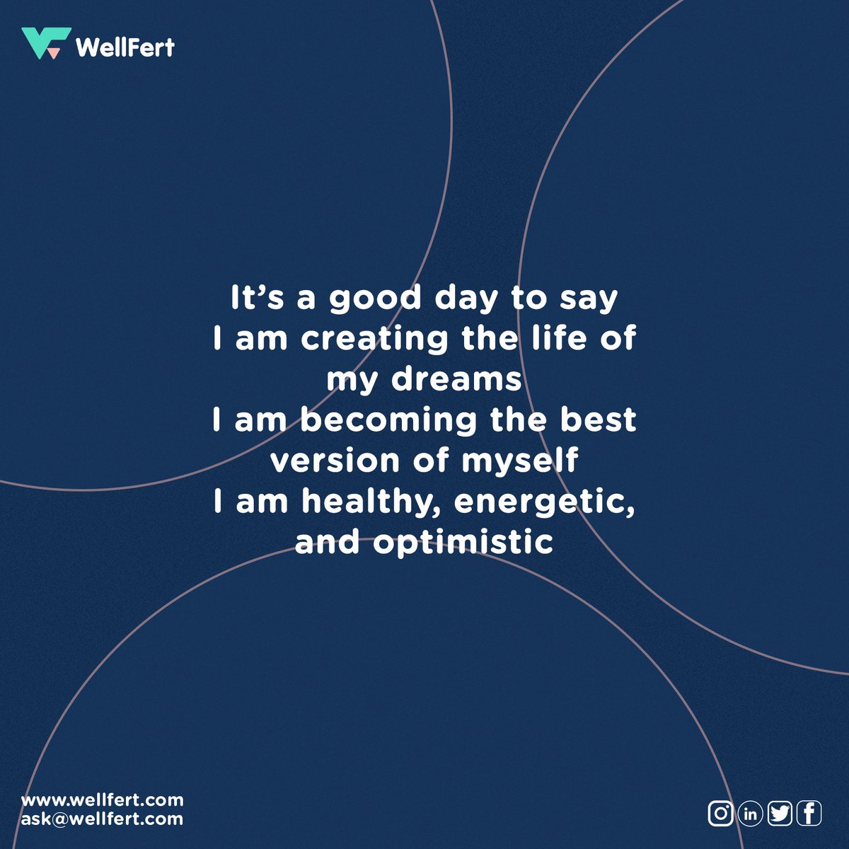 WellFert's tweet photo. Be the best version of yourself and stay true to who you are. 

For enquiries visit https://t.co/6Lld4oCa3C

#youareenough #yousredoingyourbest #keepmoving #family #ownyourstorywithwf #wellfert #wfcommunity #fertilitycommunity  #infertilityrisk #fertilityclinicinlagos https://t.co/a0sskAnbt0