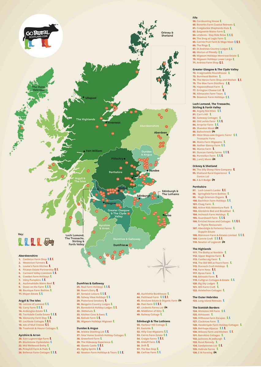 Putting #ScottishAgritourism on the map! The next edition of our very popular Go Rural map, featuring all our agritourism members, goes to print soon. Join us before 24/03 to mark your spot ✖️
#FarmShops #FarmStays #FarmCafe #FarmTours #FarmBusiness bit.ly/404ir99