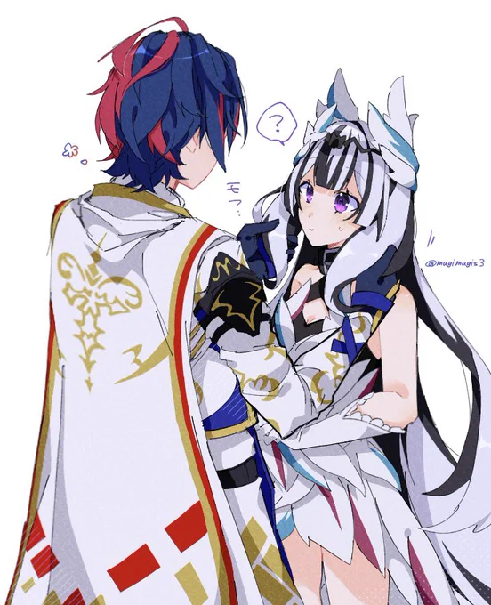 リュヴェイ(?)なのかな髪モフモフしたい 